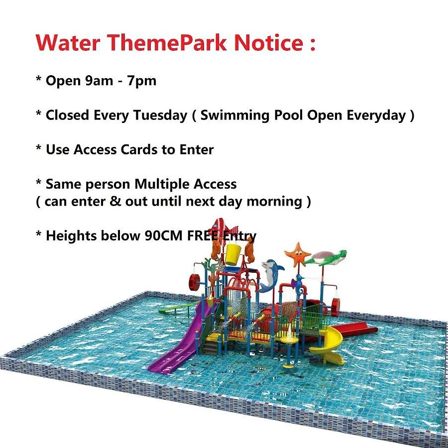 Apartment B - Lagoon Water Themepark Suite Melaka Town